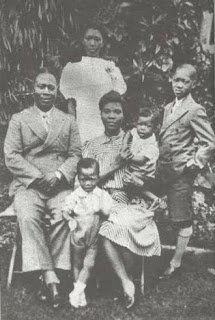 Image of the The Ransome-Kuti family, c.1940.