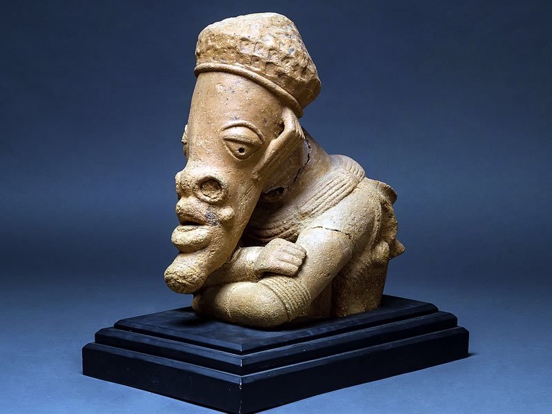 A Nok figurine.